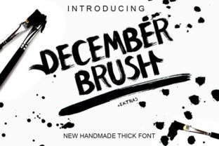 December Brush Font: Adding Handmade Charm to Your Products
