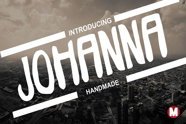 Johanna Font: Fresh Handmade Typography for Editorial Design