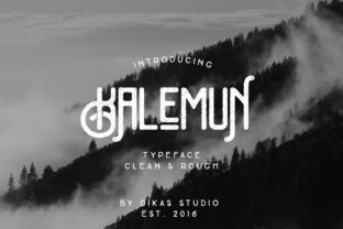 Kalemun Typeface: A Vintage Font for Modern Campaigns