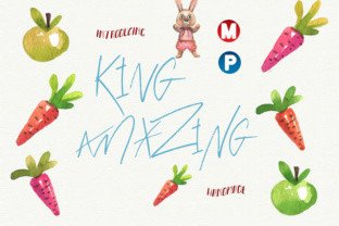 King Amazing Font: Playful Type for Handmade Labels