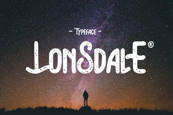 Lonsdale Font: Rustic Texture for Handmade Products