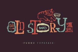 Old Story Font: Playful Branding for Small Business