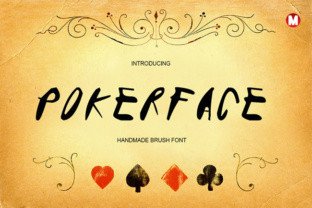 Pokerface Font: A Handmade Typeface for Branding