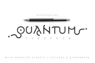 Quantum Typeface: A Modular Font for Editorial Design