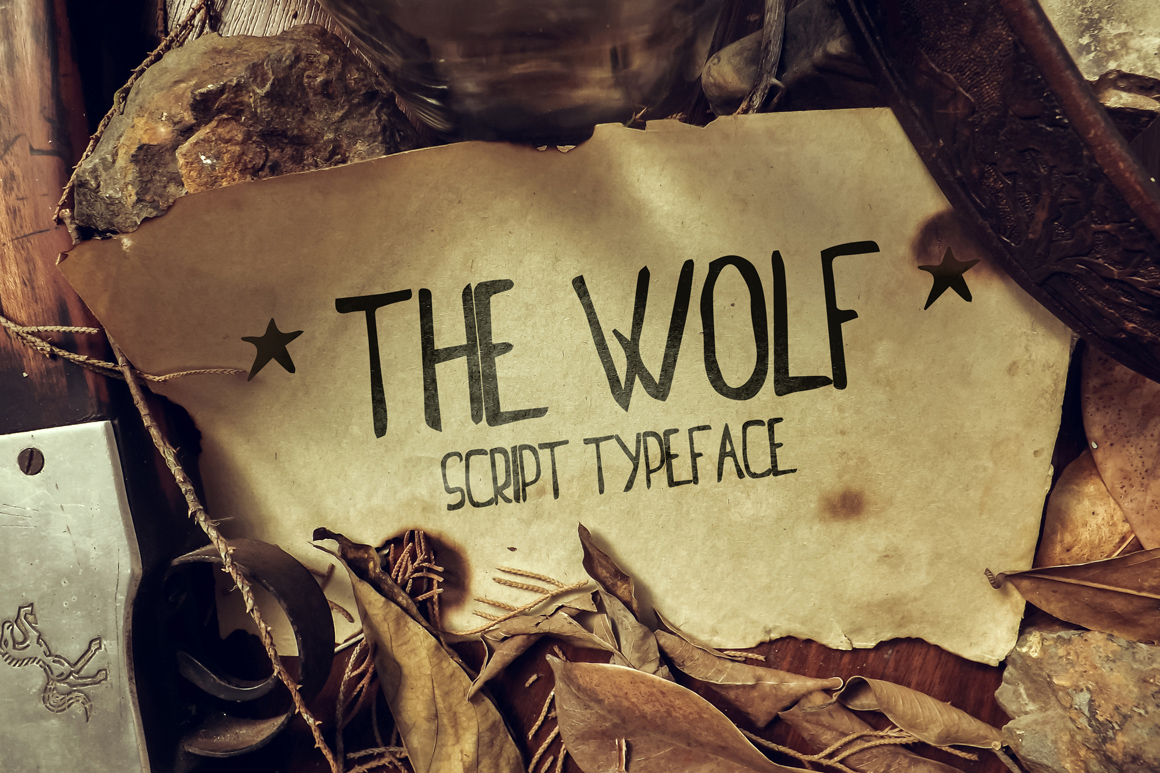 The Wolf Font: Handdrawn Charm for Makers