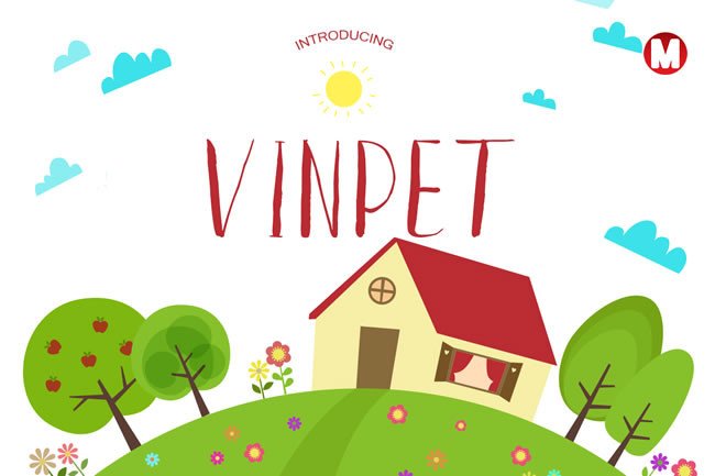 Vinpet Font: A Fresh Typeface for Small Business Branding